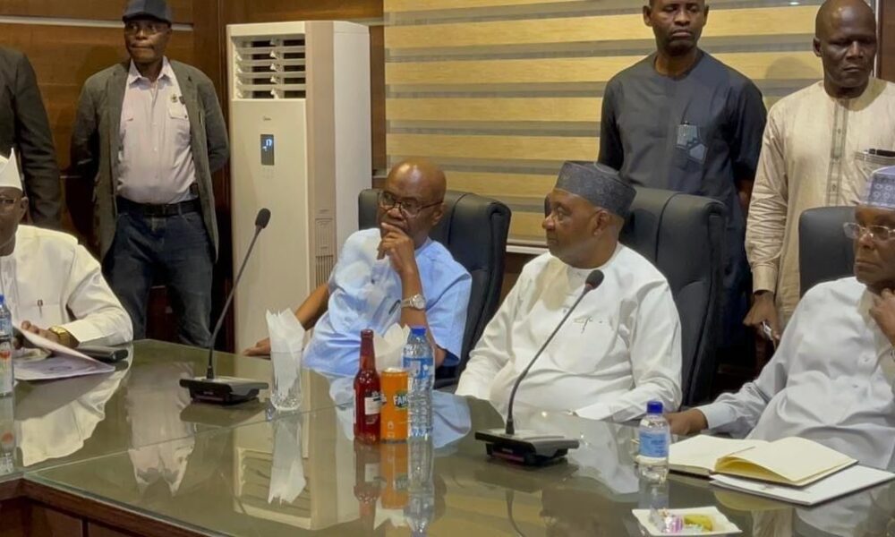 PHOTOS: Atiku, Wike Attend PDP National Caucus Meeting